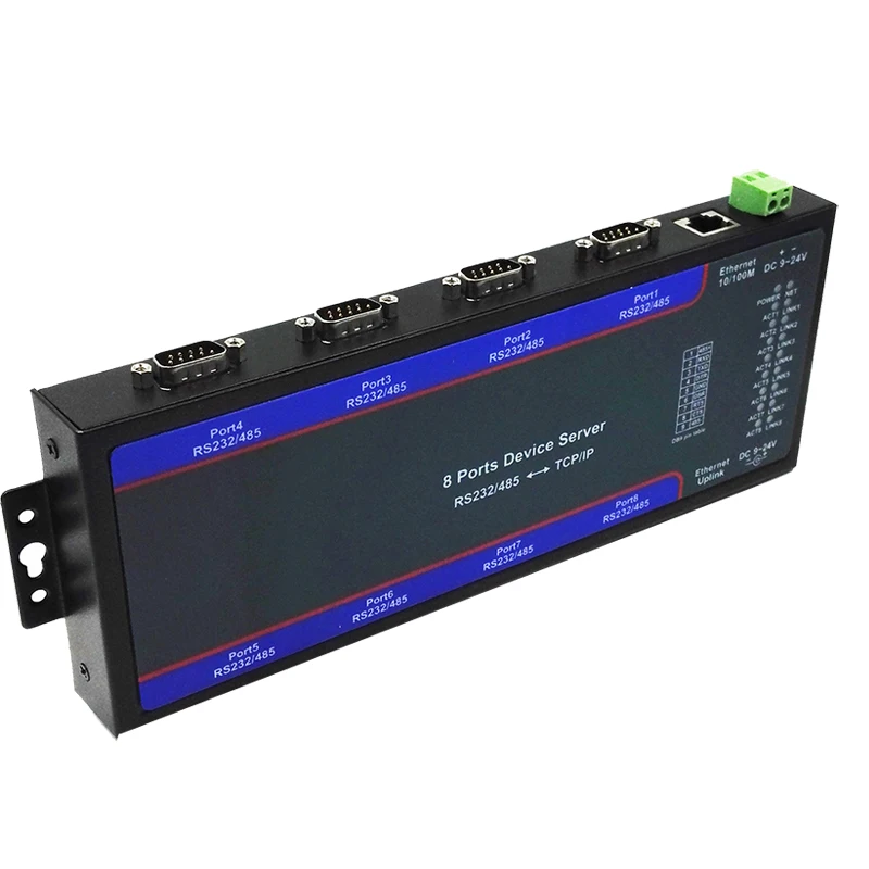 Serial port server 8 RS232/485 serial to Ethernet network transmission equipment | Обустройство дома