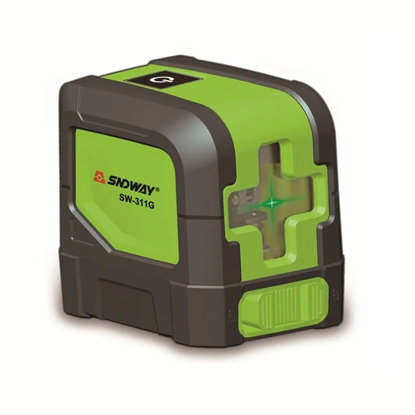 SW-311G/R лазерный уровень зеленый/красный луч 2 линии самонивелирующийся нивелир