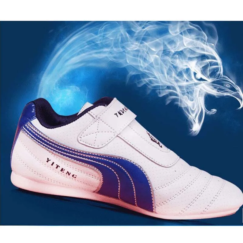 Кожаные кроссовки Качественная обувь для тхэквондо Детская спортивная высокого