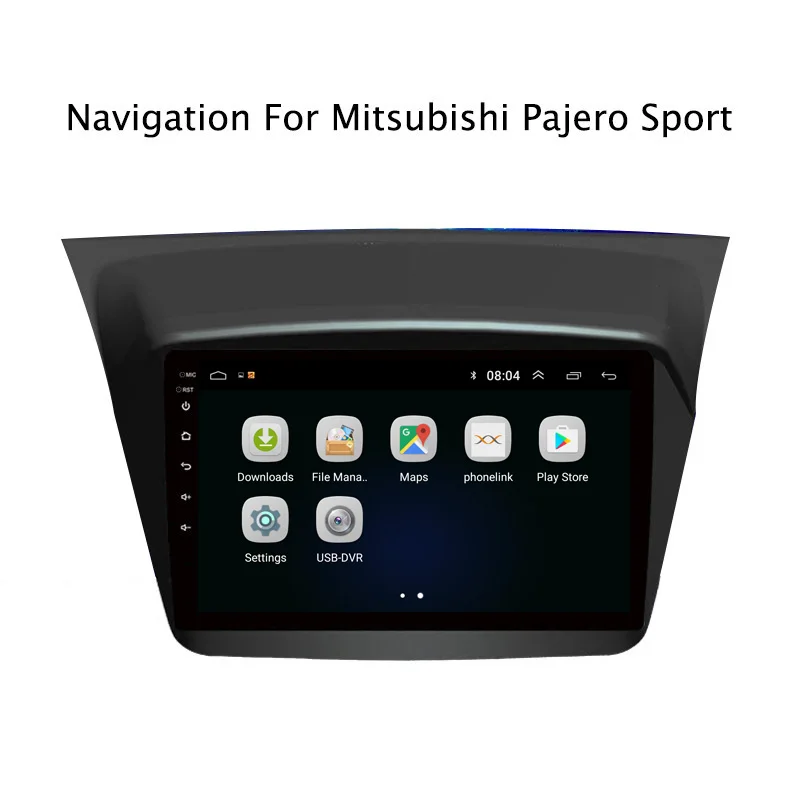 NaviTopia Android 8 1 автомобильный DVD gps мультимедийный аудио плеер для Mitsubishi Pajero Sport 2013 2017