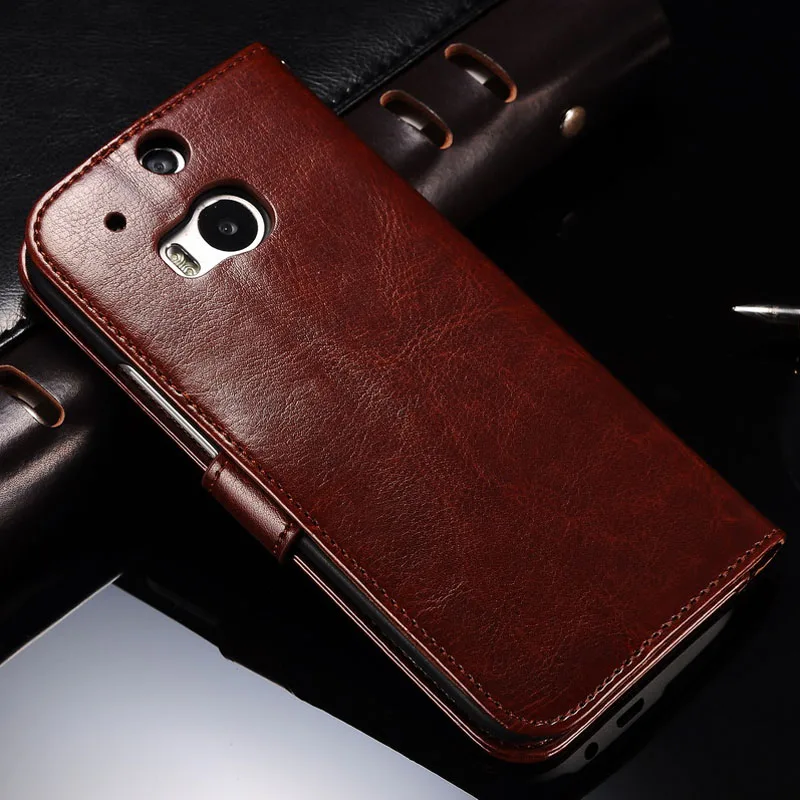 Чехол для htc один M8 Роскошный PU кожаный бумажник чехол флип дизайнерский с