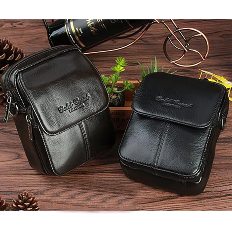 Сумка кросс боди мужская из натуральной кожи маленький мессенджер в деловом