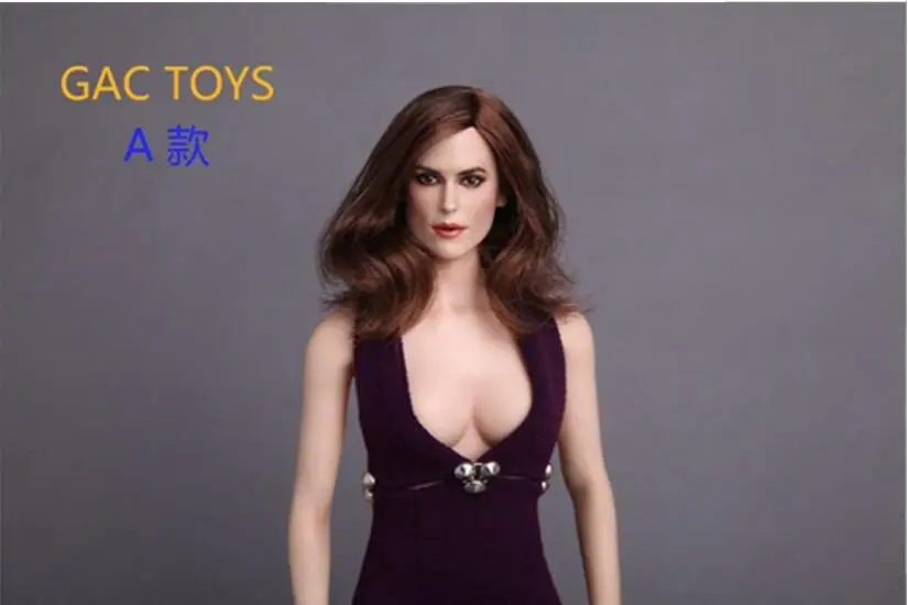 1/6 Женская американская голова Keira Knightley GC007A для популярных игрушек фигурка Phi cen A B