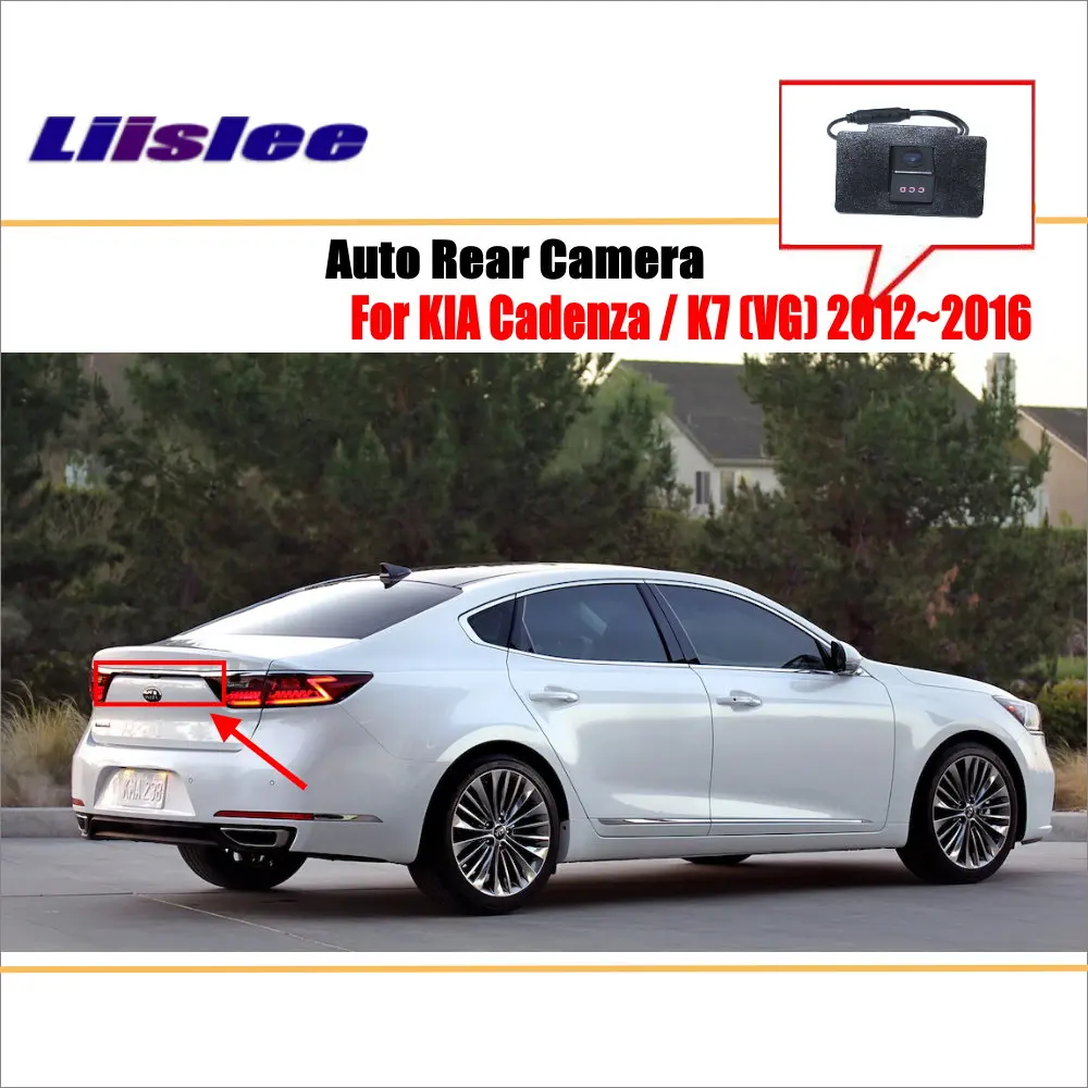 Liislee камера заднего вида для KIA Cadenza/K7 (VG) 2012 ~ 2016/обратное отверстие/парковочная