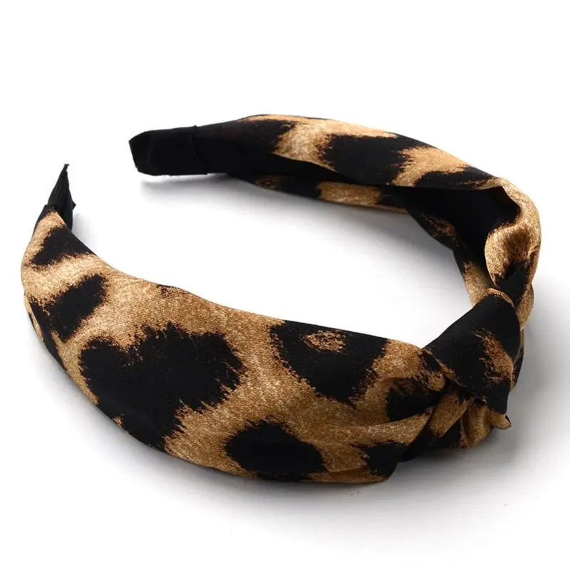 Женский винтажный атласный обруч для волос из искусственного шелка с цифровой