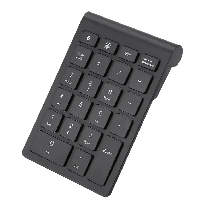 Черный 22 клавиши мини Numpad беспроводной Bluetooth цифровая клавиатура для Apple