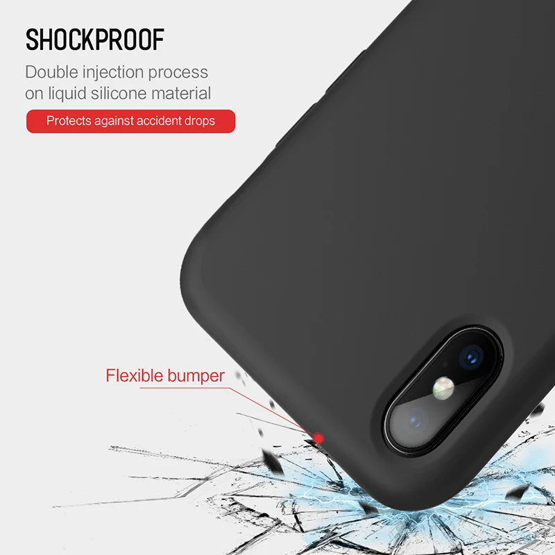 Жидкость силиконовый чехол для iPhone X 10 рок Роскошный мягкий телефона из