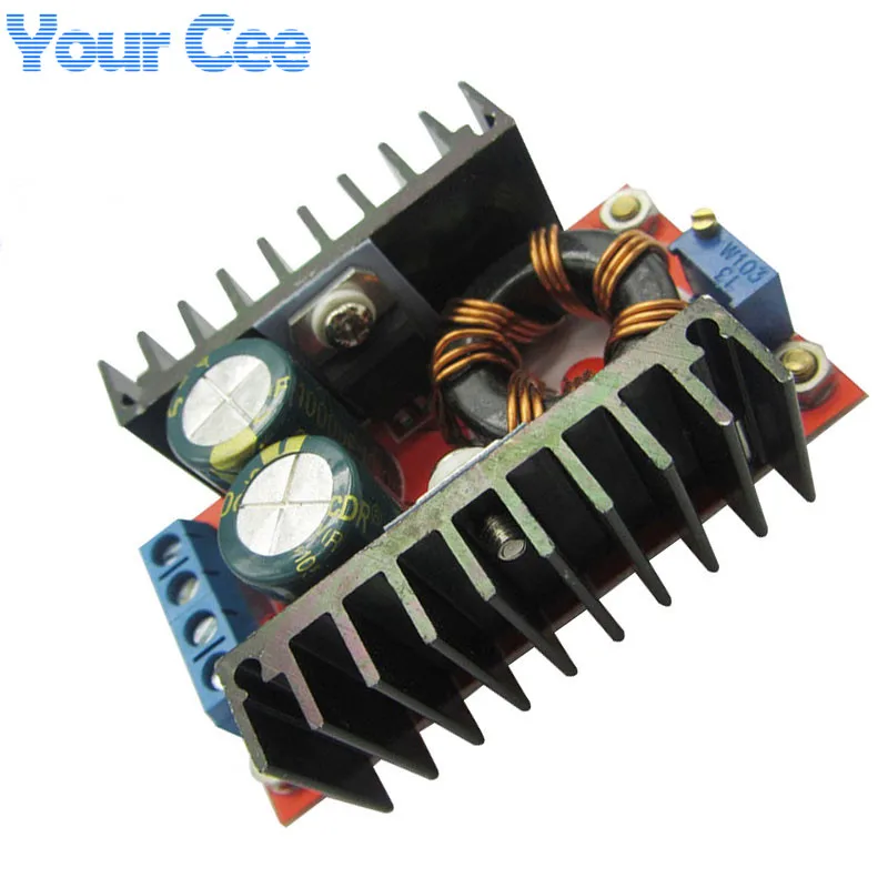 Повышающий преобразователь напряжения 150 Вт 10 32 В 12 35 в 6 А Модуль повышения