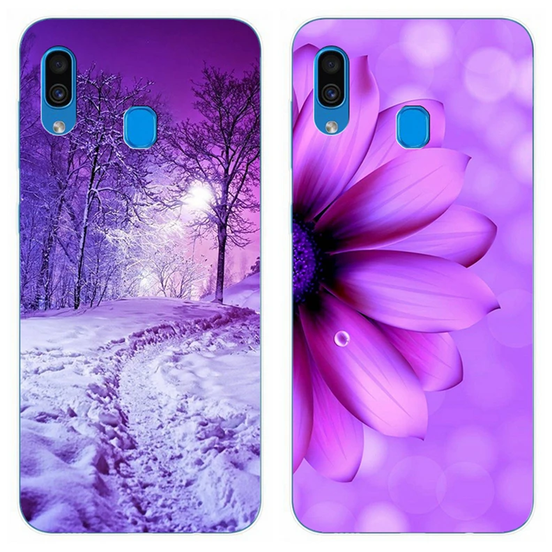For Coque Samsung A50 A30 6.4&quot Silicone Case on Galaxy Phone back Cover A 30 50 Bumper Capa |
