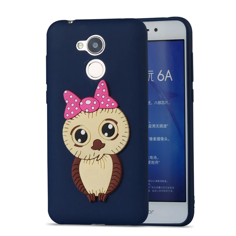 Fundas Honor 6A силиконовый чехол с рисунком совы для Huawei 7X Pouzdro 32 64 ГБ |