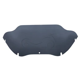 9 inch Smoke 14-18 Черный дым прозрачный 4," 6" " 8" " 10" волна лобовое стекло для Harley Touring Electra Street Glide FLHT FLHX - Цвет: 9 inch Smoke 14-18