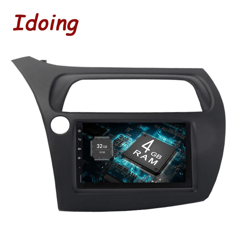 Idoing 2Din 7 &quotавтомобильный gps Мультимедийный проигрыватель Android8.0 для Honda Civic Hatchback 4G