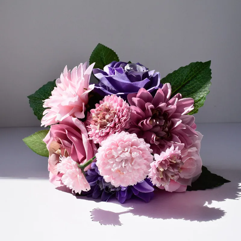 Бесплатная доставка шелковая Цветочная Брошь на заказ букет невесты свадебный |