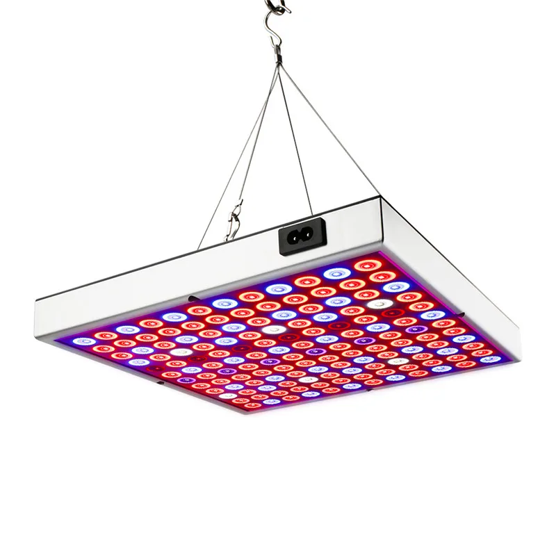 144 Leds 45 Вт 25 Вт Светодиодный светильник для выращивания полный спектр панель красный синий белый ИК УФ лампа для роста растений комнатных растений цветок семена теплицы гидропоники - Испускаемый цвет: 144 Leds