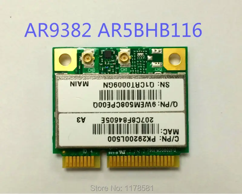Новый бренд Atheros AR9832 AR5BHB116 беспроводной wifi N 802.11a/b/g/n Половина мини карта pci e для