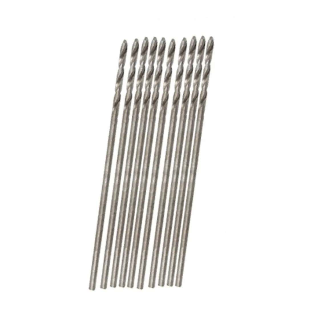 

20 Pcs 30mm Long 0.8mm Dia Micro HSS Twist Drill Bit