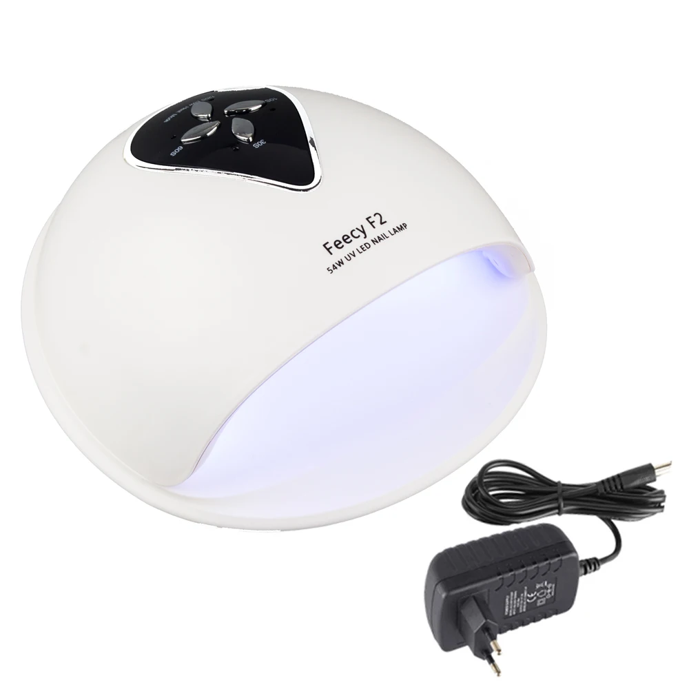 F2 54W black EU plug УФ-лампа для маникюра, Сушилка для ногтей 54 Вт светодиодный лак для ногтей светильник сушки всех видов гель УФ Лампе для лака для ногтей, лак для ногтей гель лак для ногтей Ламповые ленты для Feecy F2 - Цвет: F2 54W black EU plug