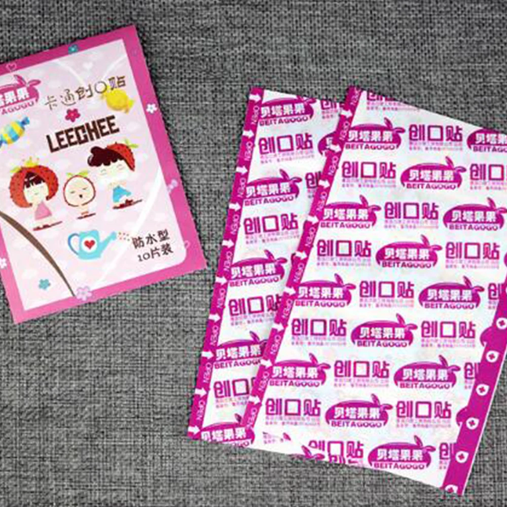 50 шт. водонепроницаемая повязка с намоткой мультяшная симпатичная