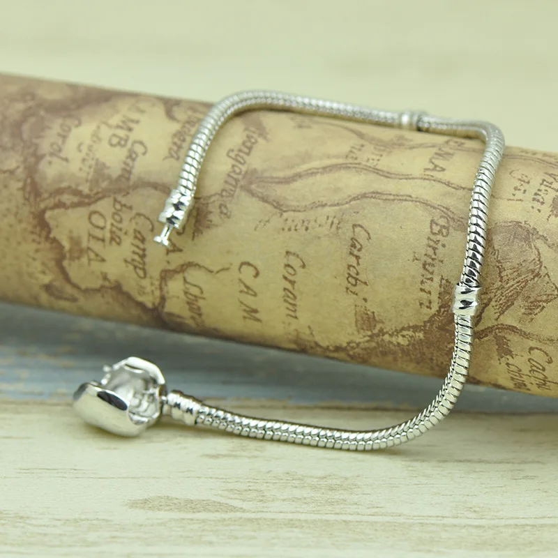 Роскошный брендовый подходящий браслет с зажимом в виде сердца подвески