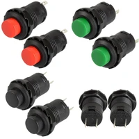 2 pieceslot 3 colors micro lock self locking on off push button switch for carboat 12mm