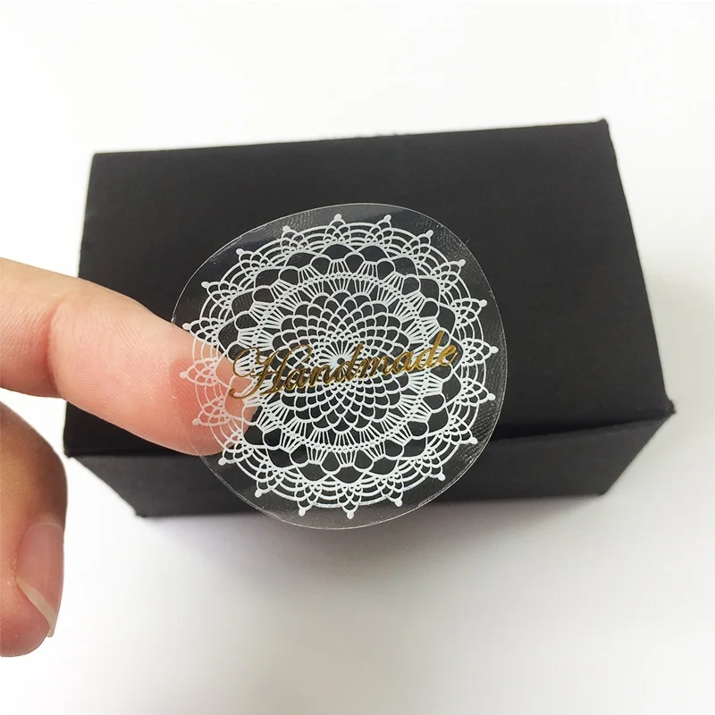 800 шт./лот винтажные прозрачные круглые белые кружева ручной работы ПВХ