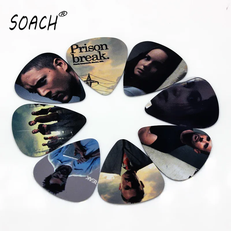 

SOACH 50PCS 0.71mm Hot sale high quality two side earrings pick DIY design pick guitar picks guitar paddle Guitar Accessories