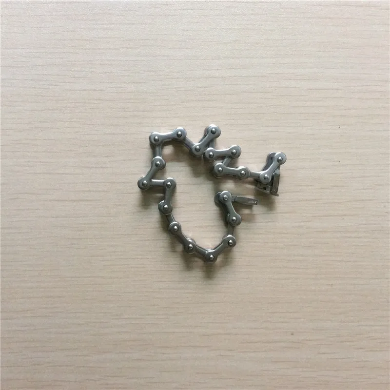 Women Men Stainless Steel Bracelet Silver Color Punk Rock Bicycle Motorcycle Link Chain Jewelry Gift New 21.5cm | Украшения и