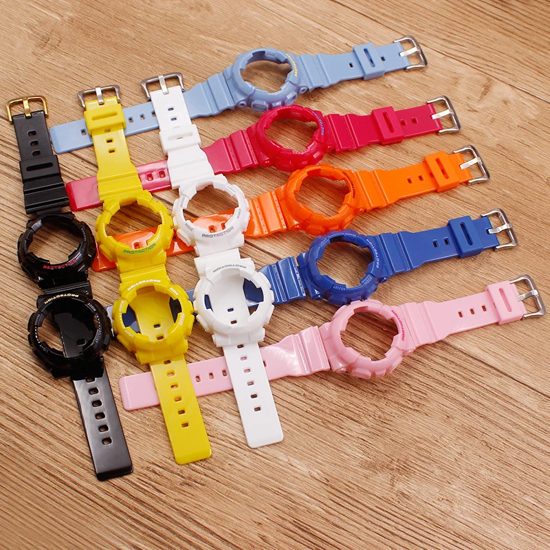 Смотреть аксессуары Дело ремешок для Casio BABY-G серии BA-110 BA-112 120 111 спортивные Водонепроницаемый Для женщин ремешок