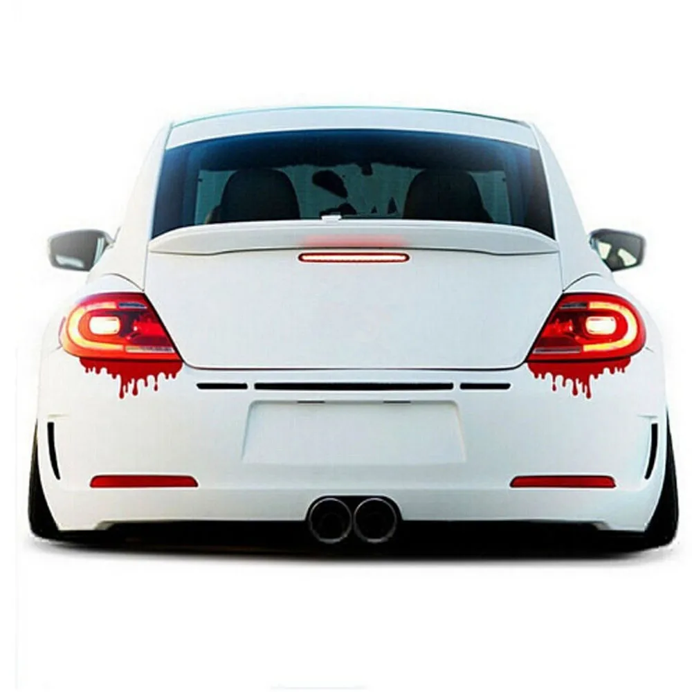 Горячая Распродажа красная кровяная Автомобильная наклейка s светоотражающие