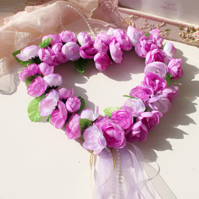 Брак небольшой чайная Роза двери украшен макет брак комнате украшения спальни