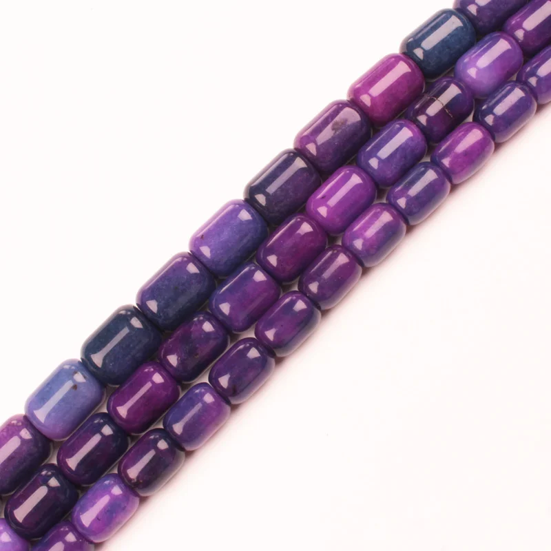 Sugilite цветные шарики в форме барабана 15 &quotдля самостоятельного изготовления