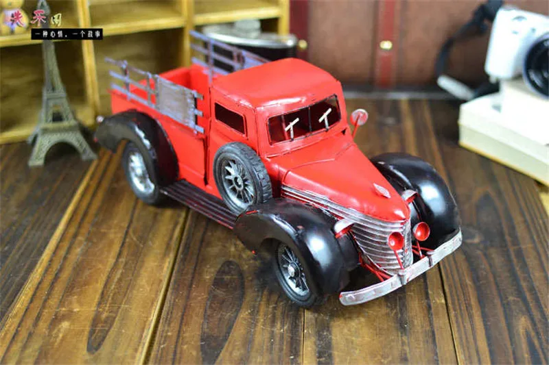 Винтажная модель грузовика реквизит металлический автомобиль подарки ремесло
