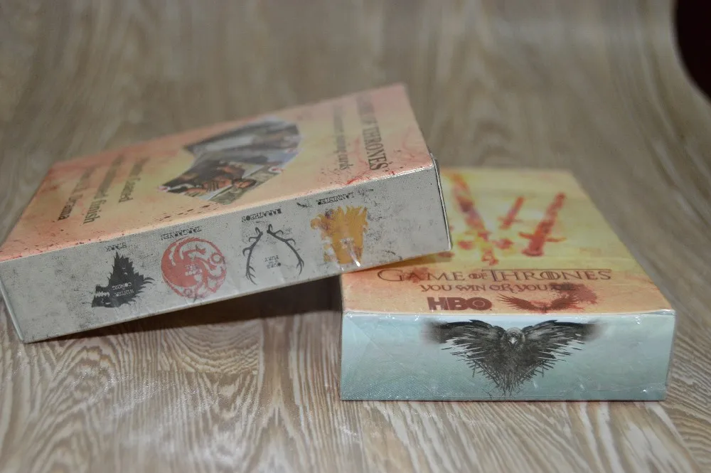 Игра престолов покер колода игральные карты связанные сцена фото песнь огня и льда продукты новизны Набор для игры в покер подарок
