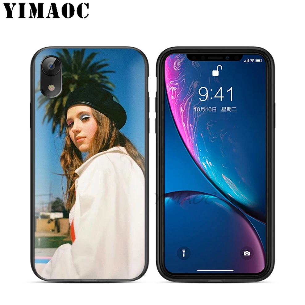 YIMAOC Clairo Singer Мягкий ТПУ Черный силиконовый чехол для iPhone X или 10 8 7 6 6S Plus 5 5S SE Xr Xs Max |