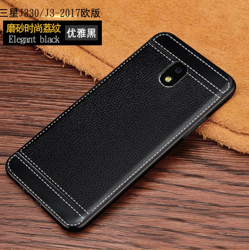 Мягкий силиконовый чехол из ТПУ с кожаным рисунком для Samsung Galaxy J7 J3 J5 J 7 2017 J730 730