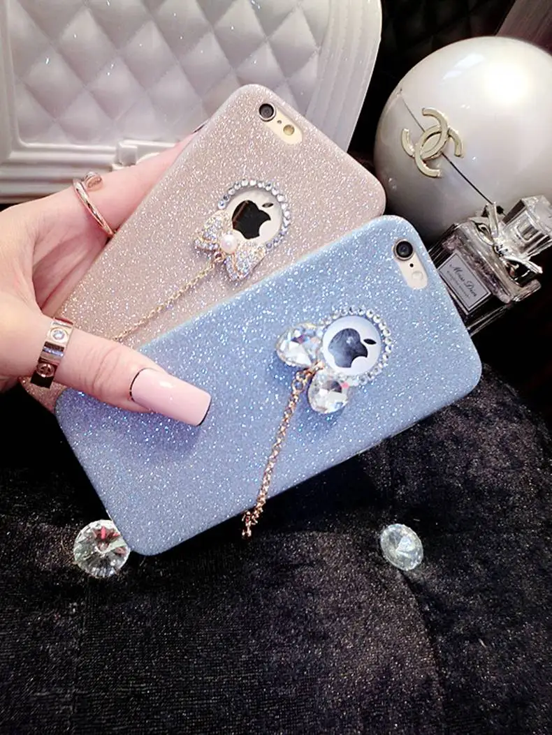 Чехлы для мобильных телефонов для iphone 6, iphone 6 S, iphone 5S, 5 s, SE, 5SE, 6plus, 6splus, 7, 8 X, чехол с блестками, розовый, роскошный, capinha