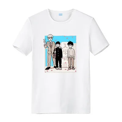 Аниме Mob Psycho (милый чудак 100 косплей футболка Летняя мужская из хлопка с короткими