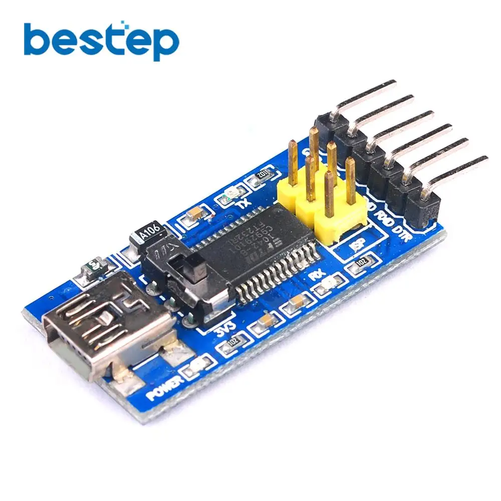 Последовательный адаптер FT232RL FT232 FTDI USB 3 В 5 в TTL модуль мини порт для arduino pro Mini к 232
