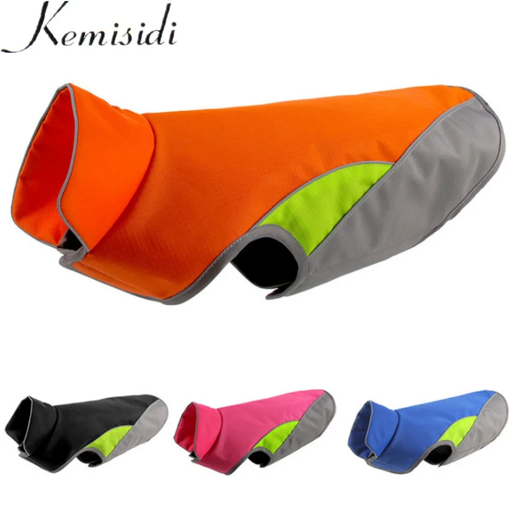 

KEMISIDI Soft Fleece Winter Dog Coat Jacket for Small Dogs Warm Puppy Large Dogs Vest Clothes Reflective Lining Roupa Cachorro