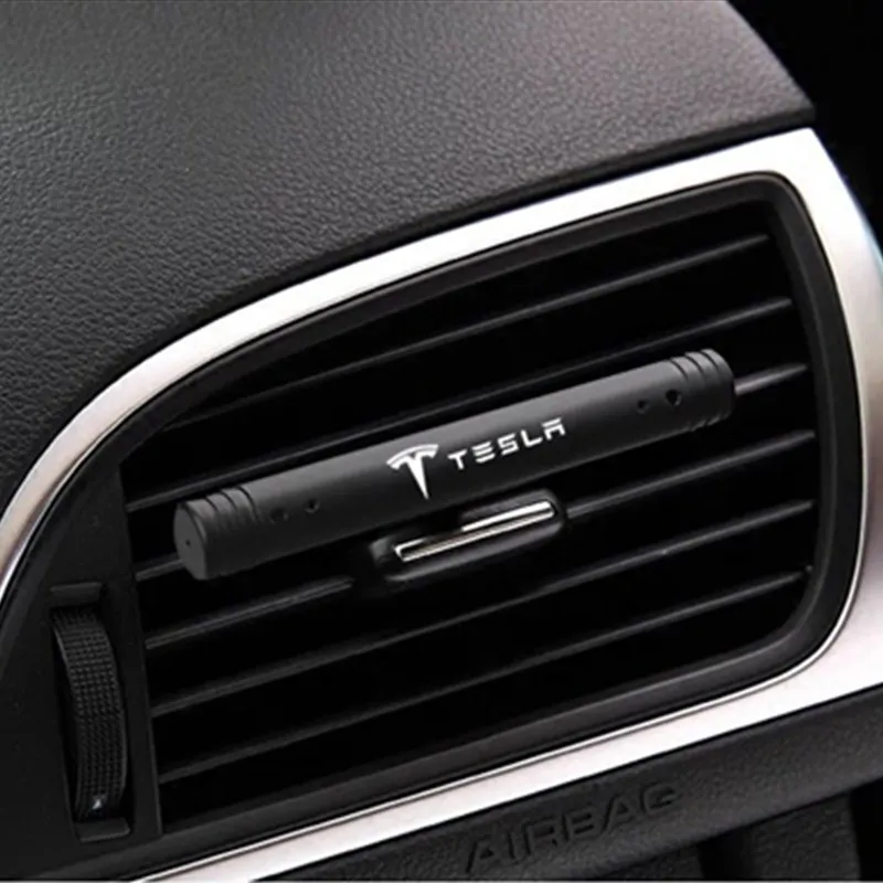 1pcs New Car styling Air vent perfume Stickers for Tesla Model S X 3 P100D P85D 200 Accessories | Автомобили и мотоциклы