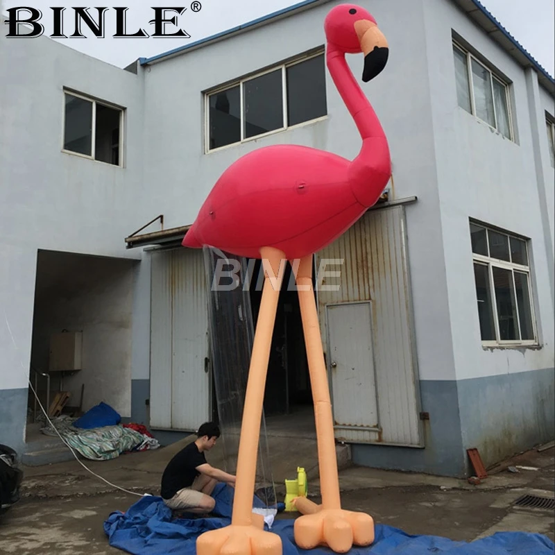 Горячая Распродажа 5 м 16ft высокий гигантский надувной матрац Фламинго Птица