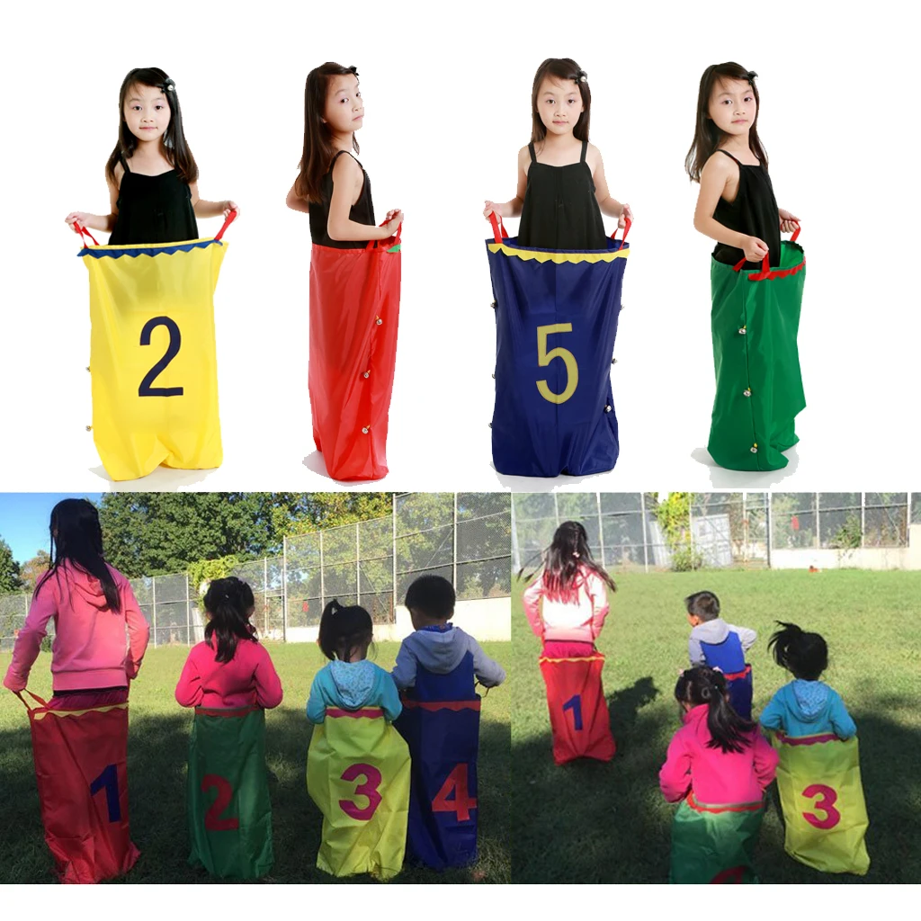 5 шт. набор для детей семейные гоночные игры Jumping Sack веселые спортивные игрушки