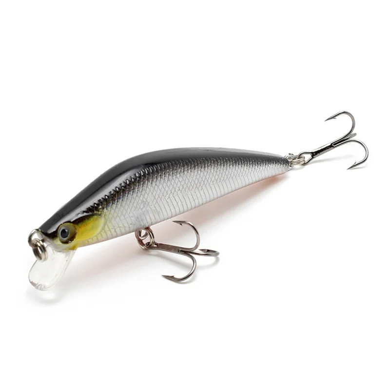 Amlucas гольян рыболовная приманка 7 5 см 3 г Твердый воблер Crankbait 3D глаза