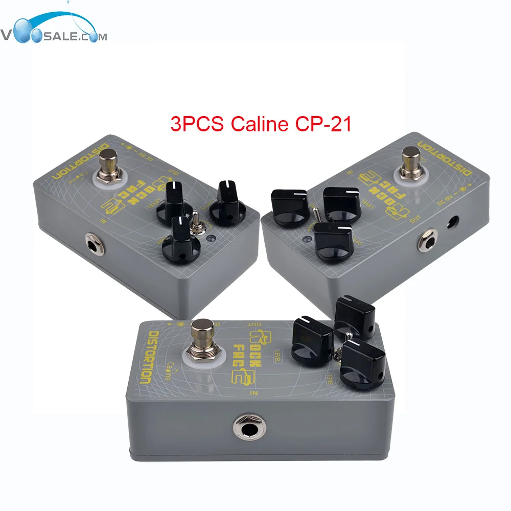 3 шт. Caline CP 21 искажения Гитары педаль эффектов цифровой задержки withaluminum сплав