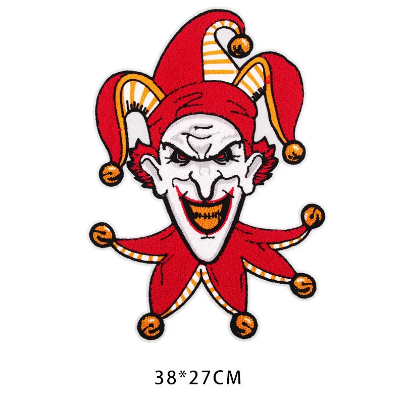 Мультяшное полотенце цирковая труппа нашивки с вышивкой клоуна аппликации