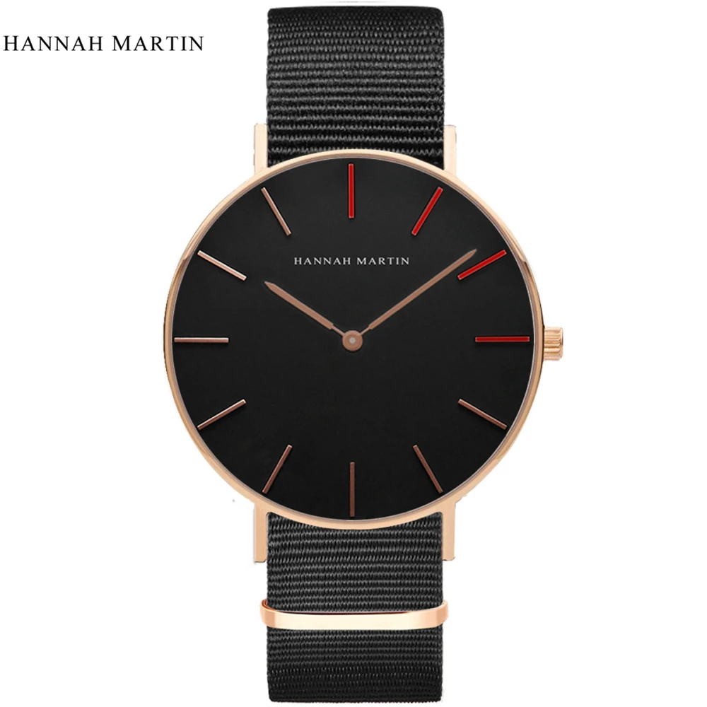 HANNAH Martin мужские повседневные спортивные кварцевые часы лучший бренд класса люкс