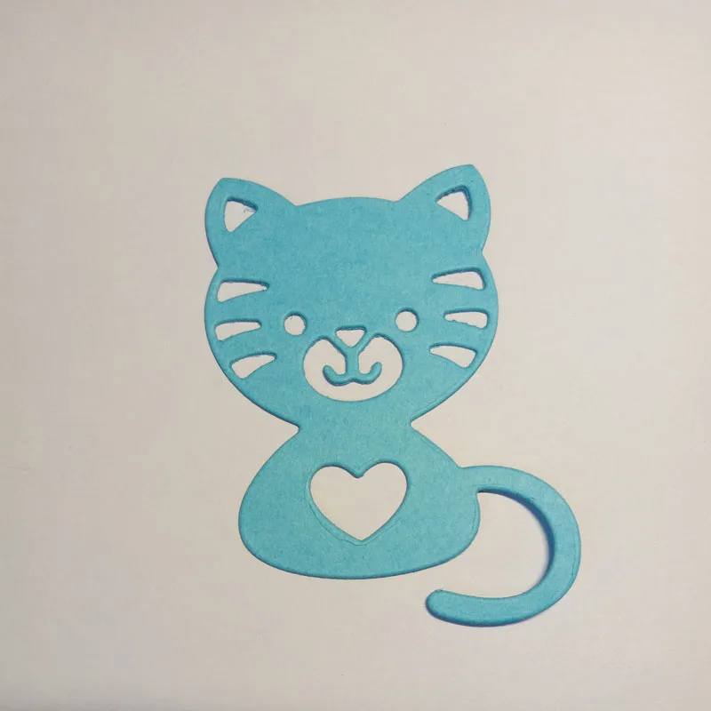 Cat Clear Cut штампы для стального тиснения ремесла рамка украшение папка с трафаретом