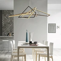 led postmodern gold silver chrome designer lustre suspension luminaire lampen pendant lights pendant light for dinning room