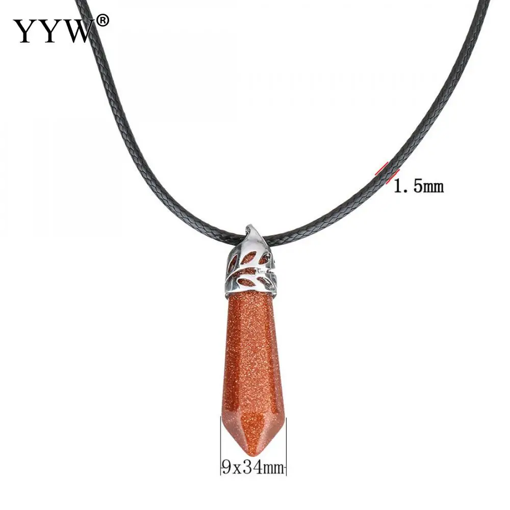 Ожерелье из флюорита кулон натуральный драгоценный кварцевый камень пуля