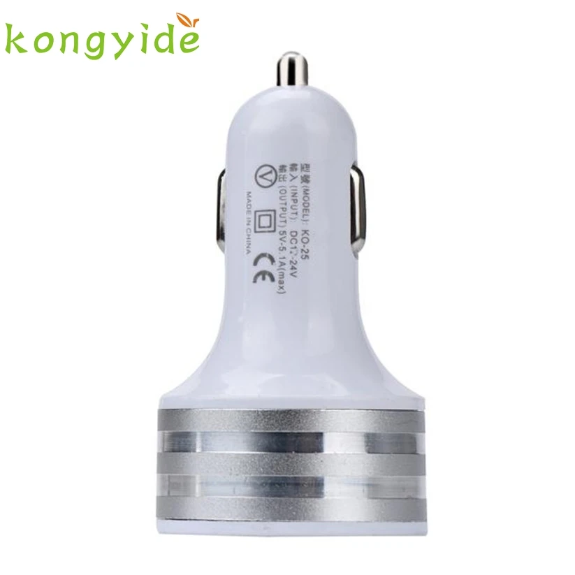 Car-styling Universal 12V 5.1A 4Port USB DC Charger Adapter For Smartphone GPS td1031 dropshipping | Автомобили и мотоциклы